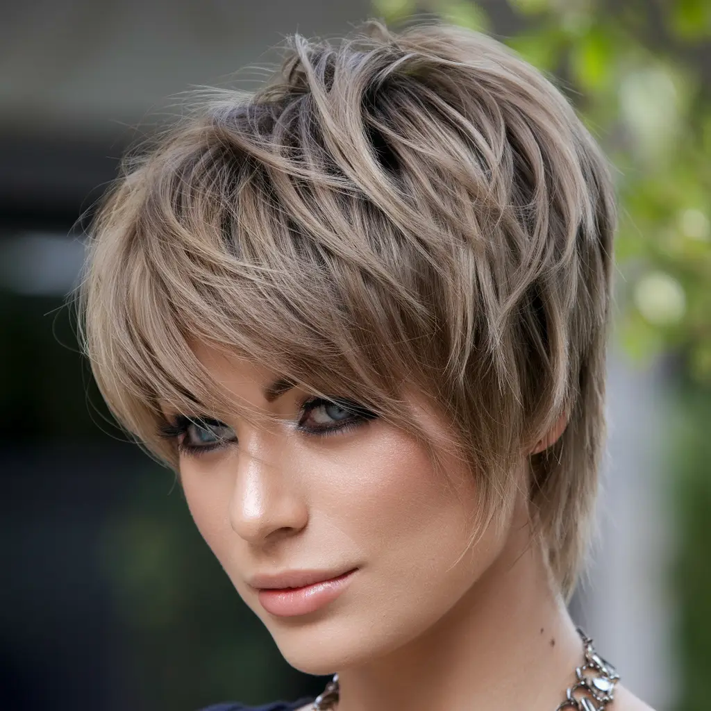 Layered Pixie Cut