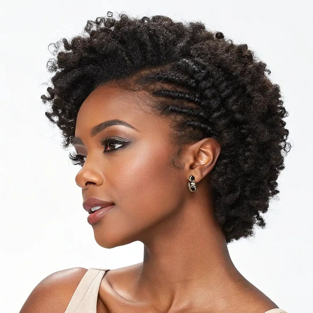 Layered Twist-Out Effect
