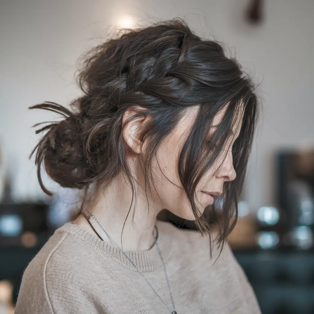 Loose, Messy Bun