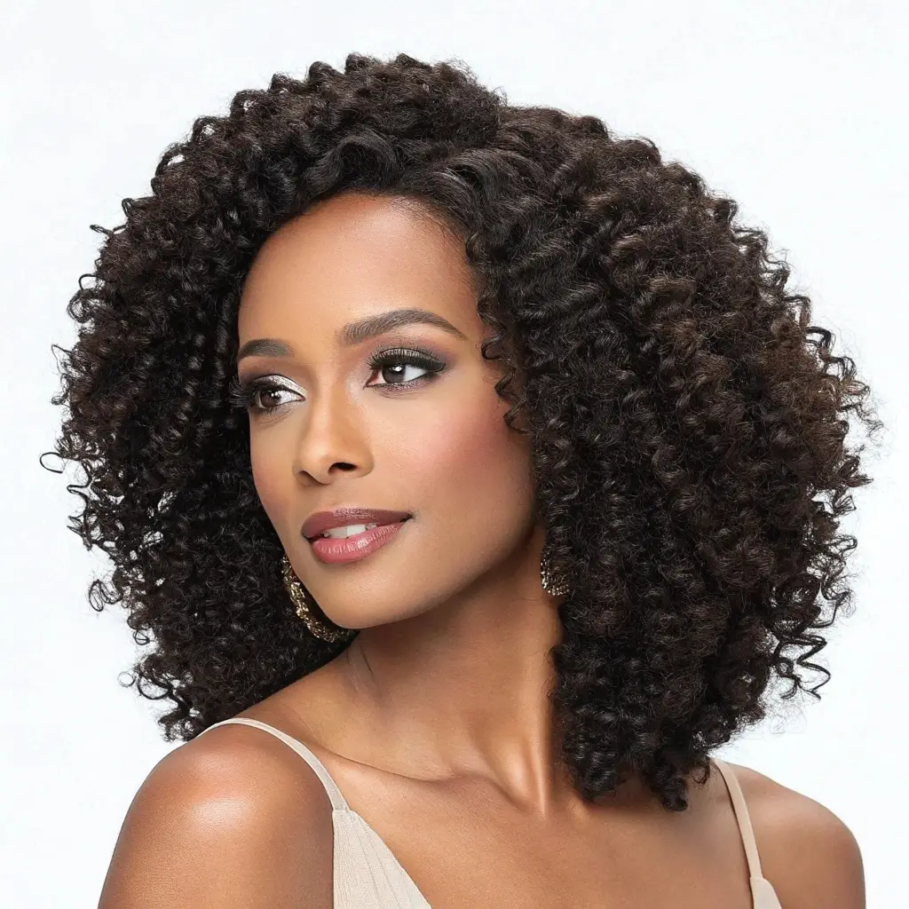 Shoulder-Skimming Elongated Twist-Out
