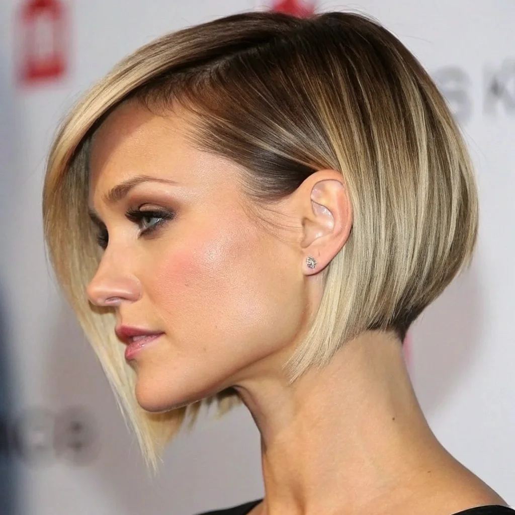 Side-Swept Edgy Bob