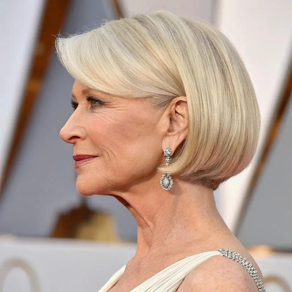 Sleek Side-Parted Bob
