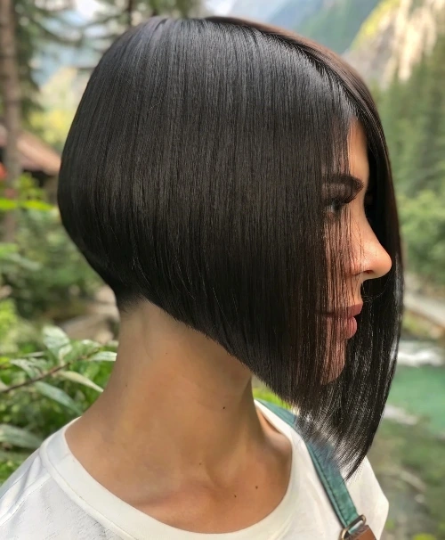 Sleek & Sophisticated The Power of Short, Dramatically Asymmetrical Bobs