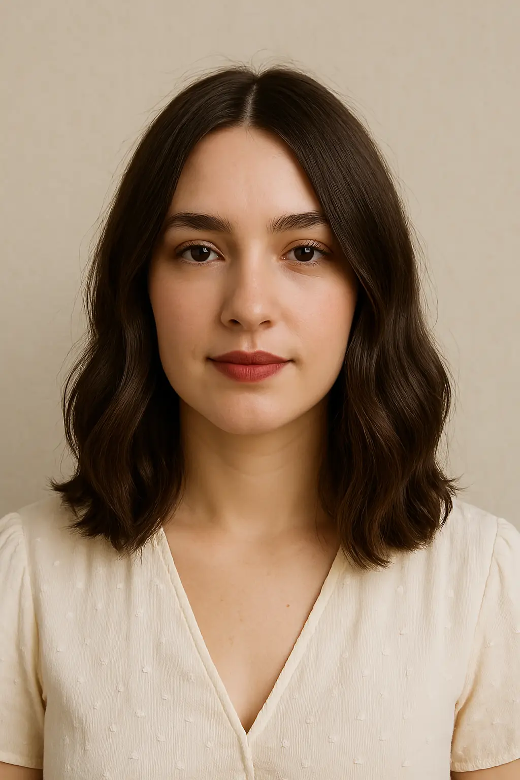 Sleek Waves and Subtle Shine – The Perfect Medium-Length Summer Haircut