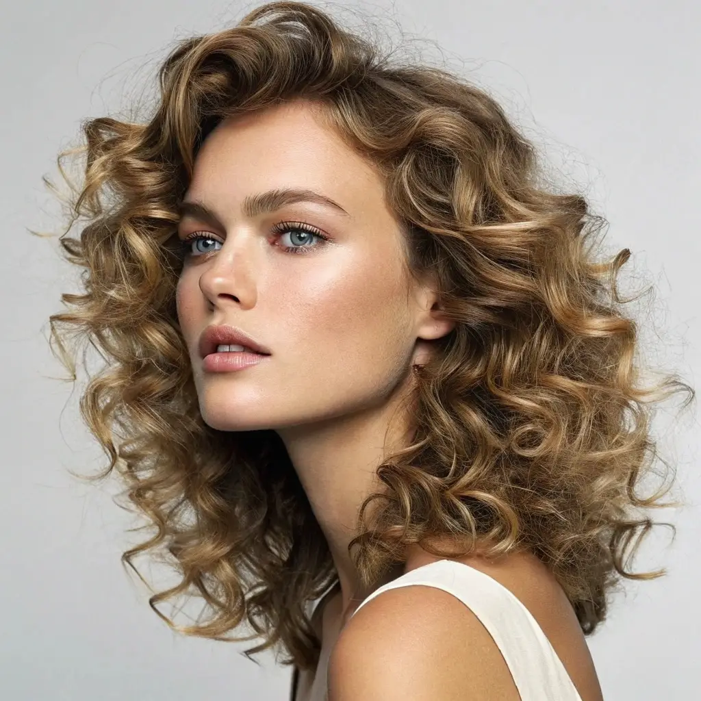 Soft Curls with Layers