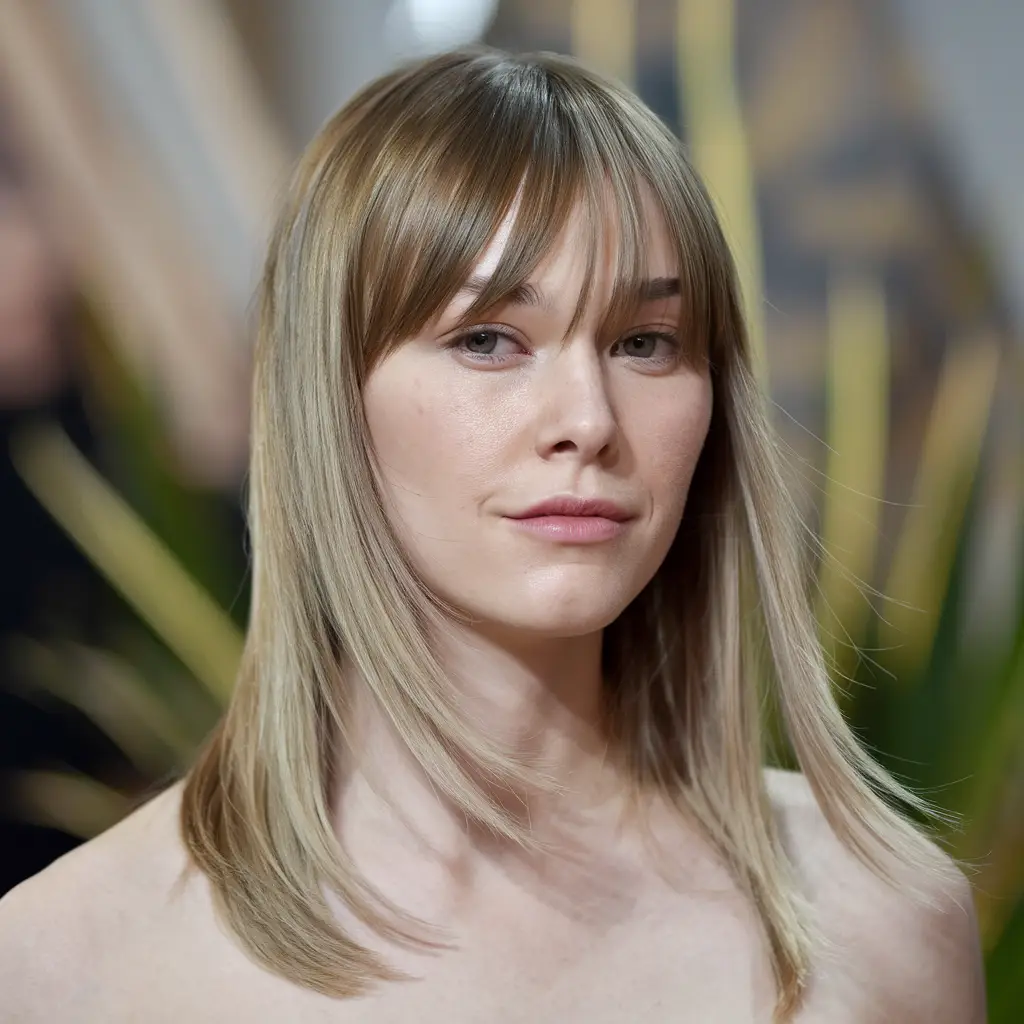 Straight with Wispy Bangs