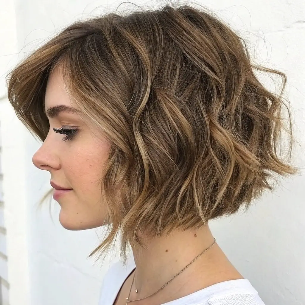 Textured Bob Cut