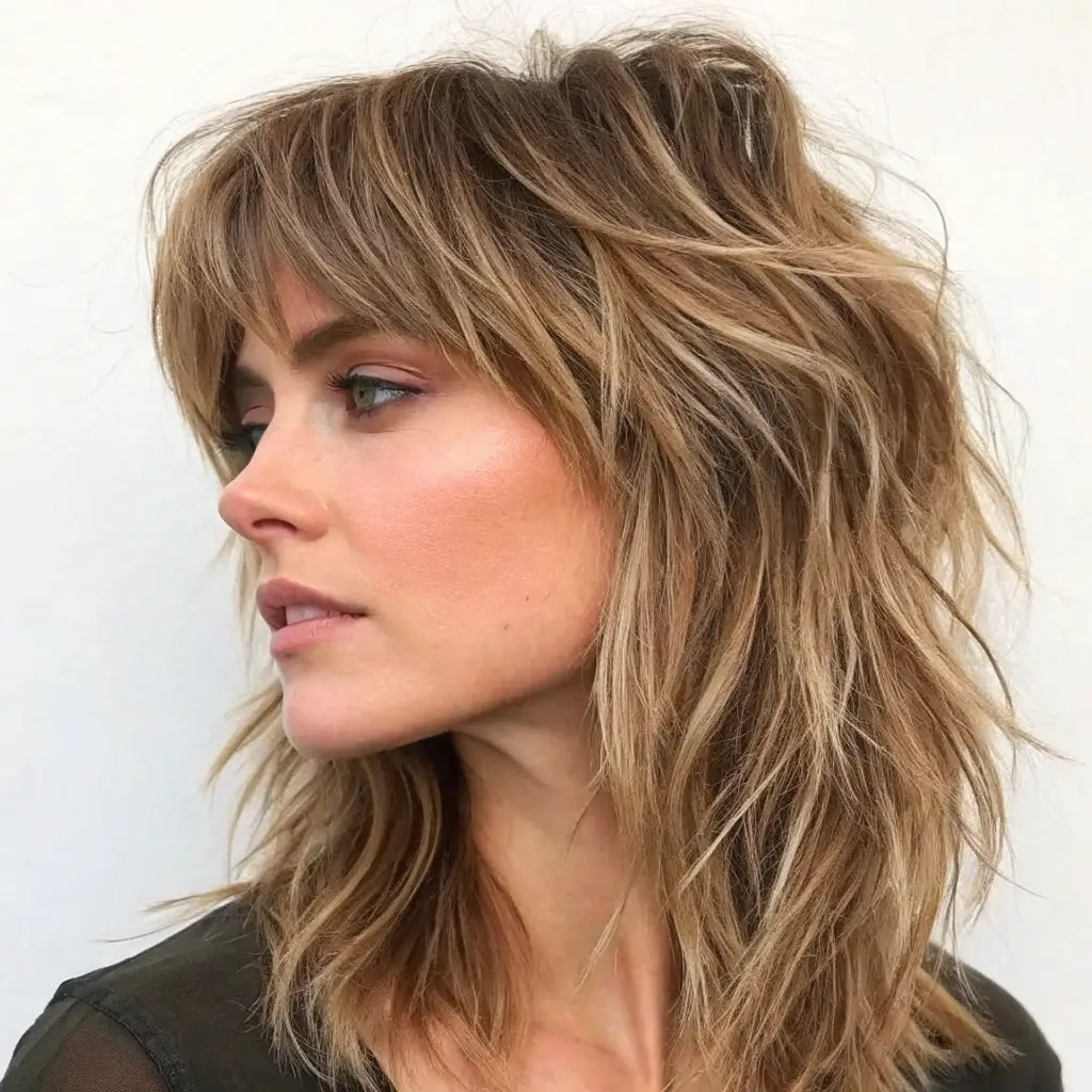 Textured Shag with Wispy Ends