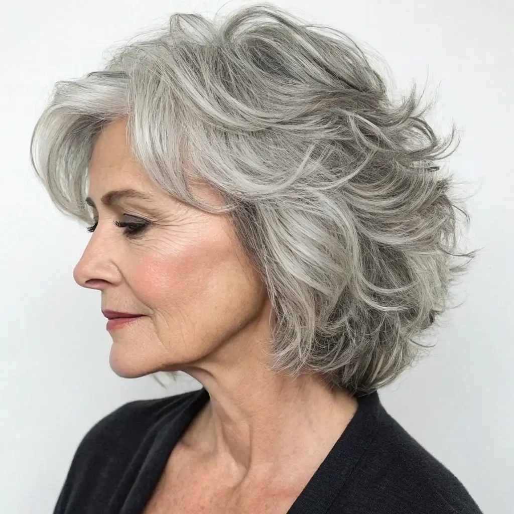 The Fluffy Grey Shag