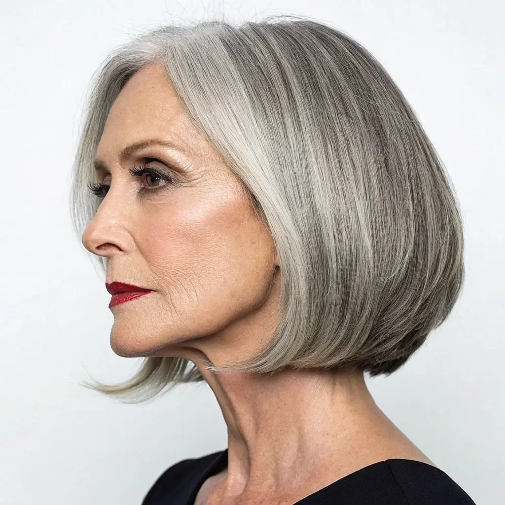 The Sleek Blunt Bob
