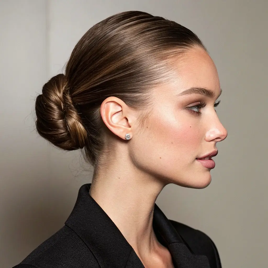 The Sleek Low Bun