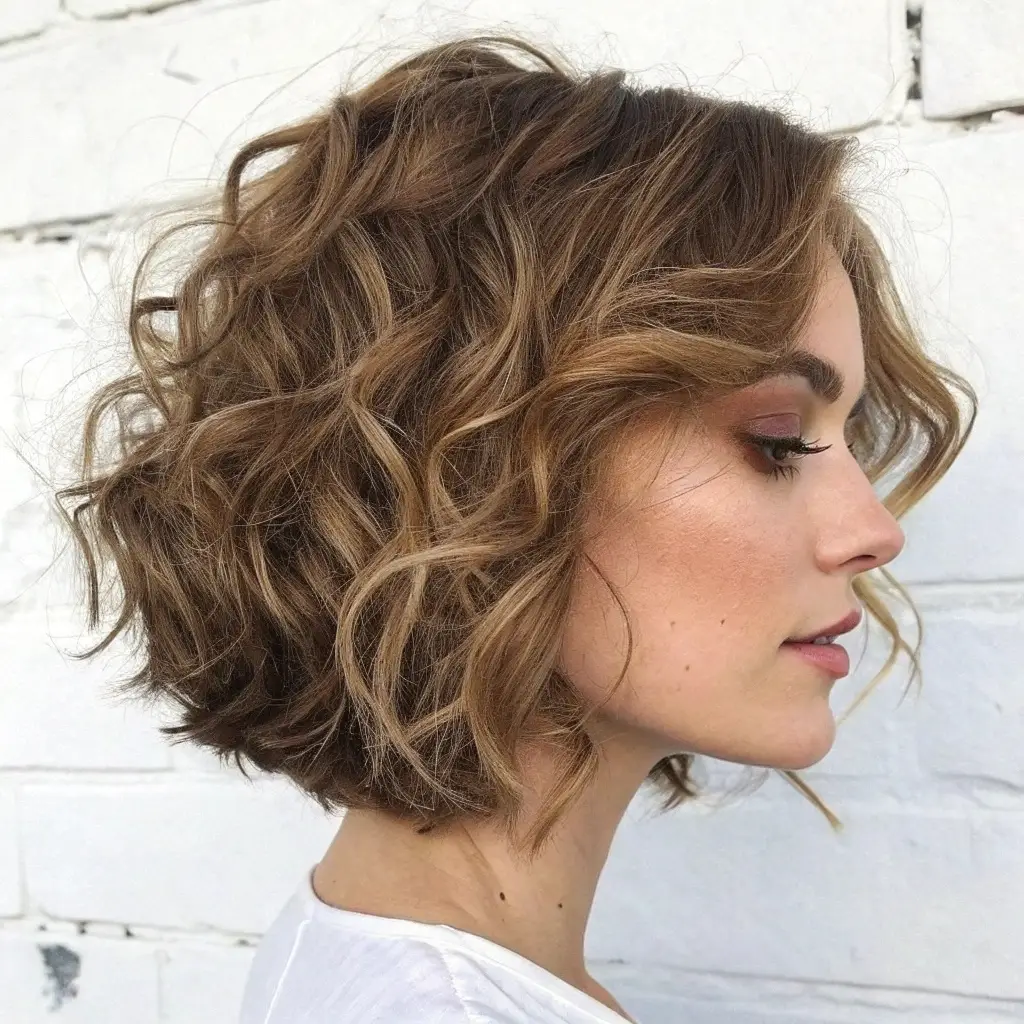 Wavy Bob with Textured Ends
