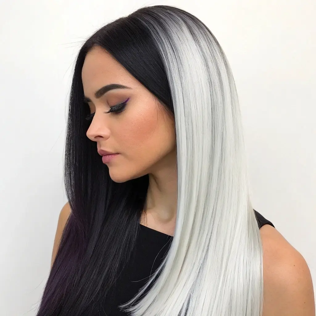 Classic Black and Platinum Split