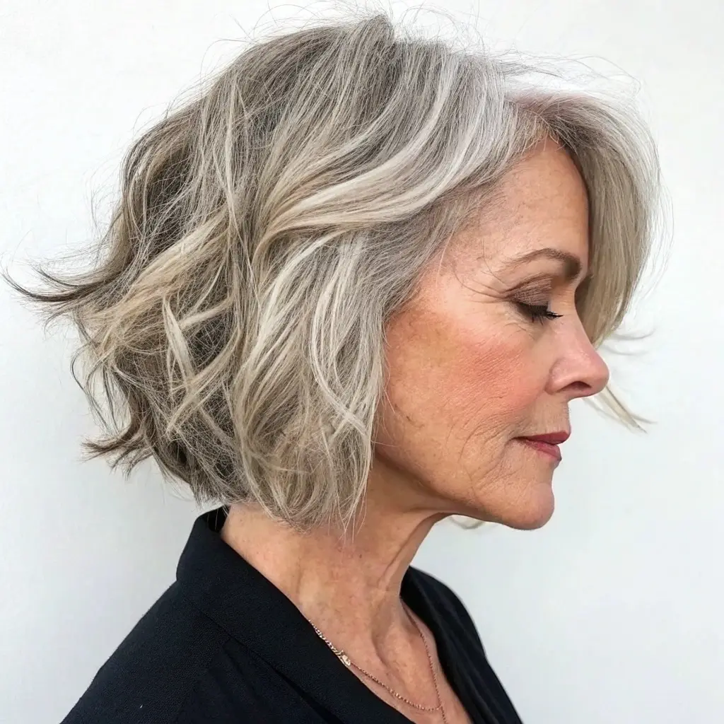 The Messy Tousled Bob