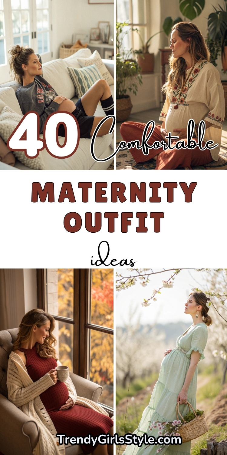 25 Comfortable Maternity Outfit Ideas