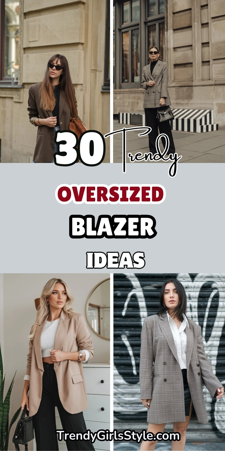 30 Trendy Oversized Blazer Ideas To Elevate Your Look