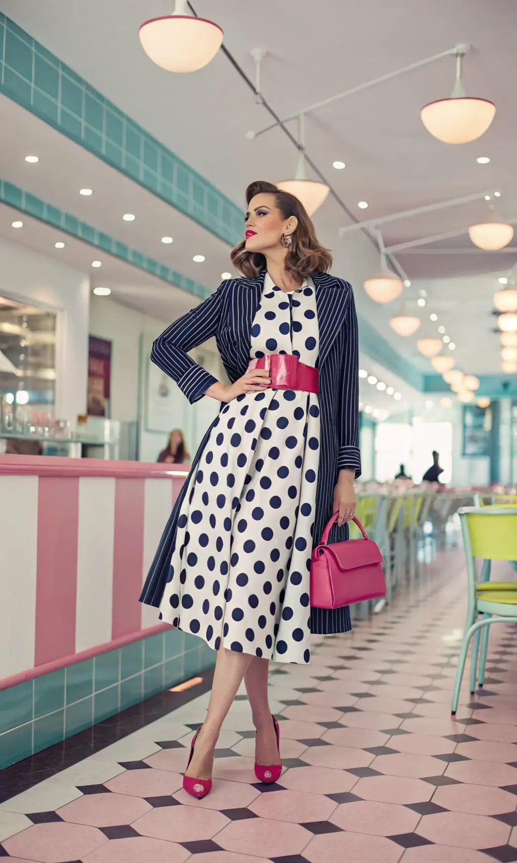 Classic Stripes Meet Playful Polka Dots
