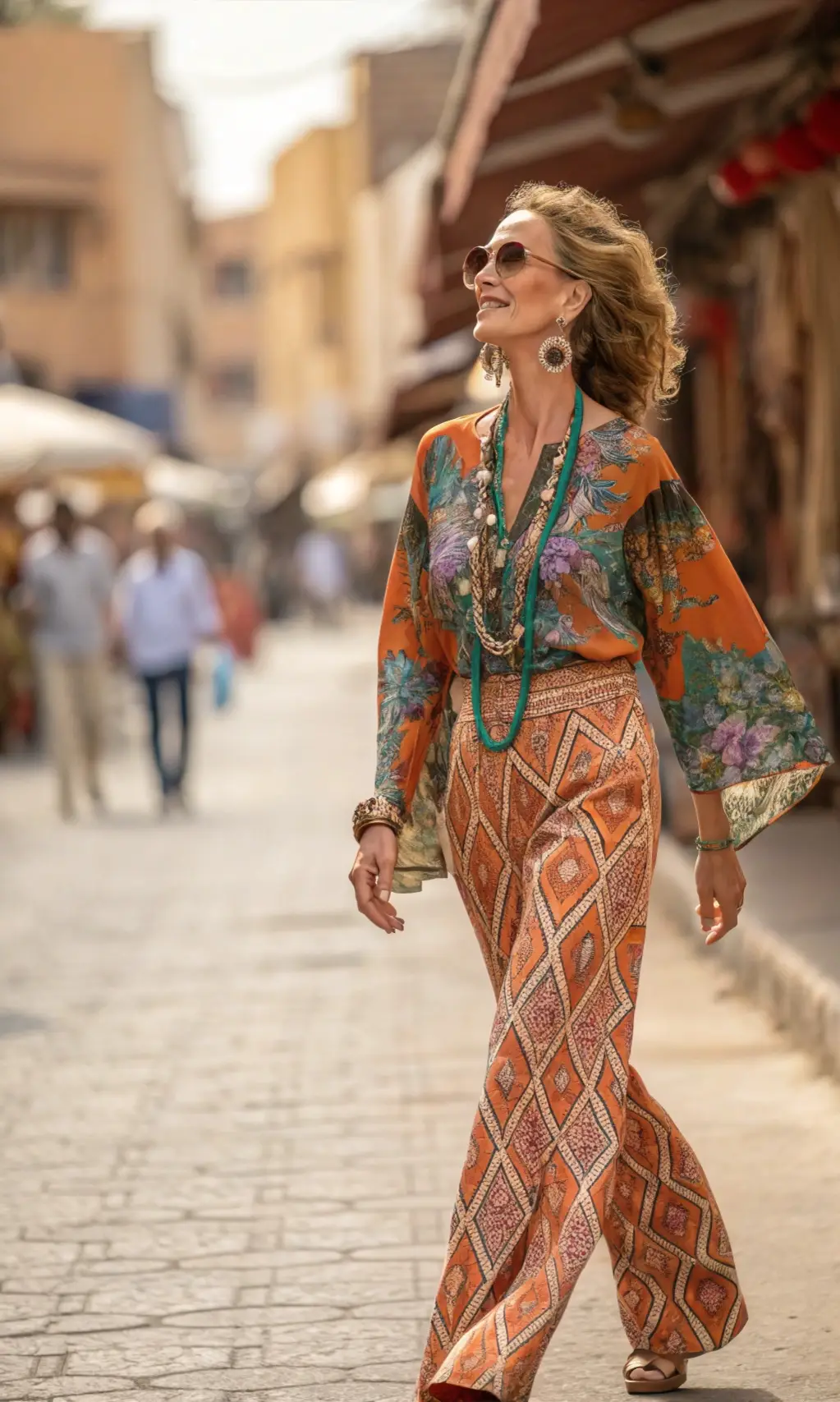 The Global Eclectic: Mixing Florals and Geometrics