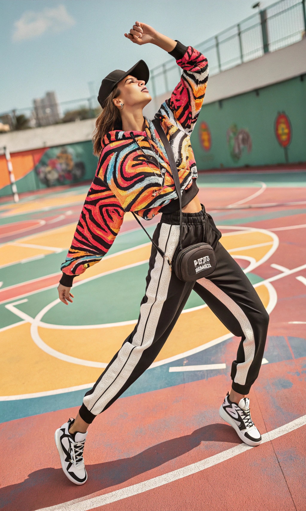 Energetic Swirl & Stripe Play