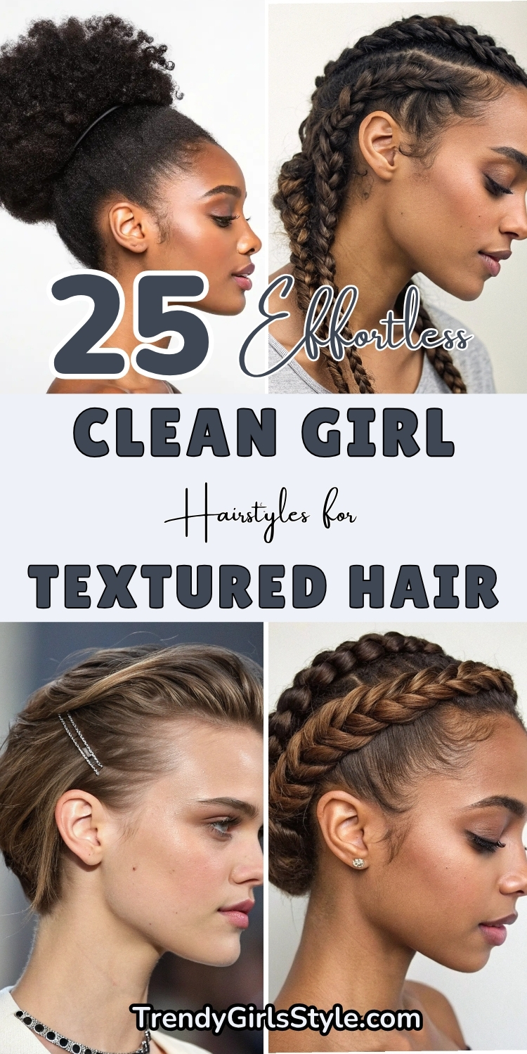 25 Effortless Clean Girl Hairstyles For Textured Hair