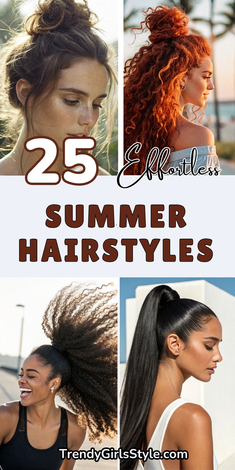 25 Effortless Summer Hairstyles for HUMID Climates