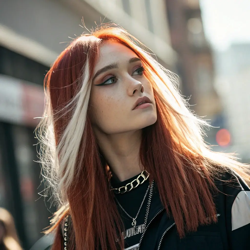 Bold Split-Dye Statement