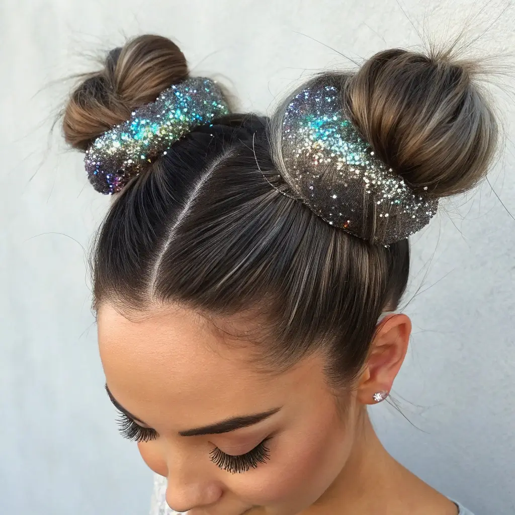 Glitter Bomb Space Buns