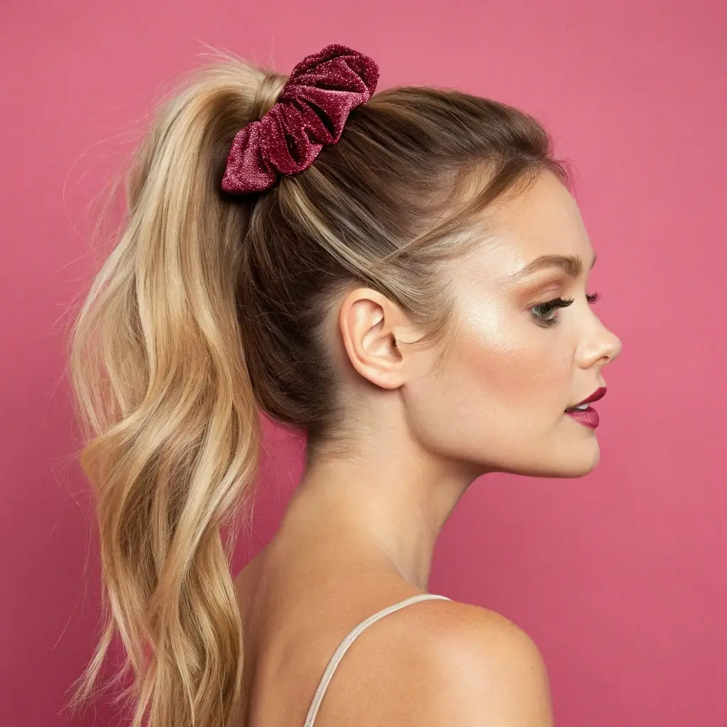 Scrunchie Statement Pony