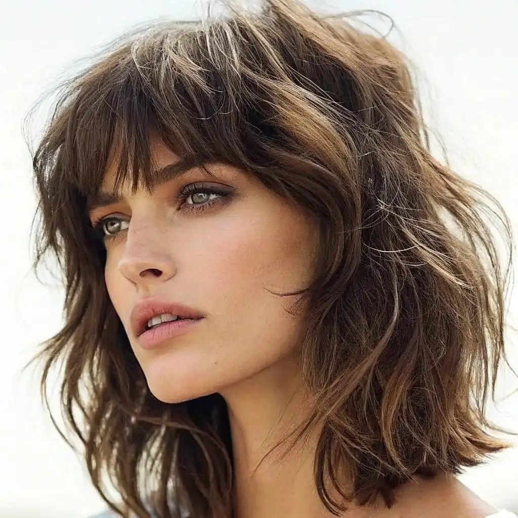 Shaggy Bob with Full Fringe