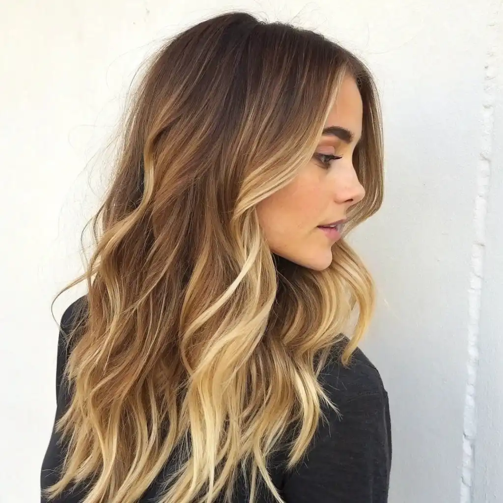 Sun-Kissed Balayage Waves