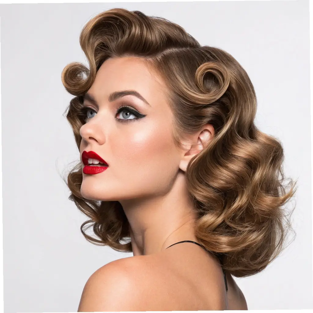 The Bouncy Retro Curls