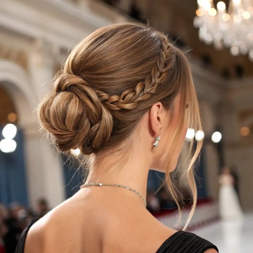 The Braided Chignon Updo