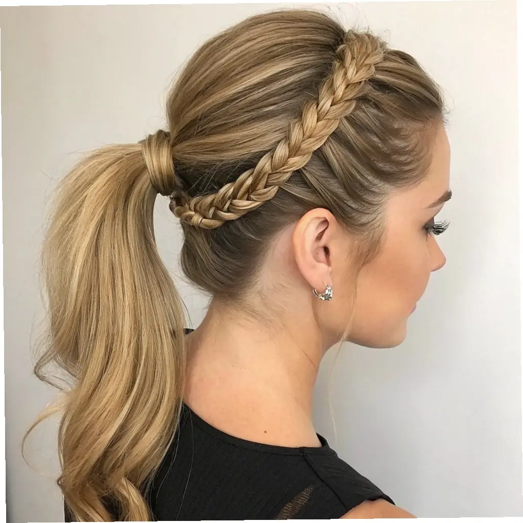 The Braided Ponytail Wrap