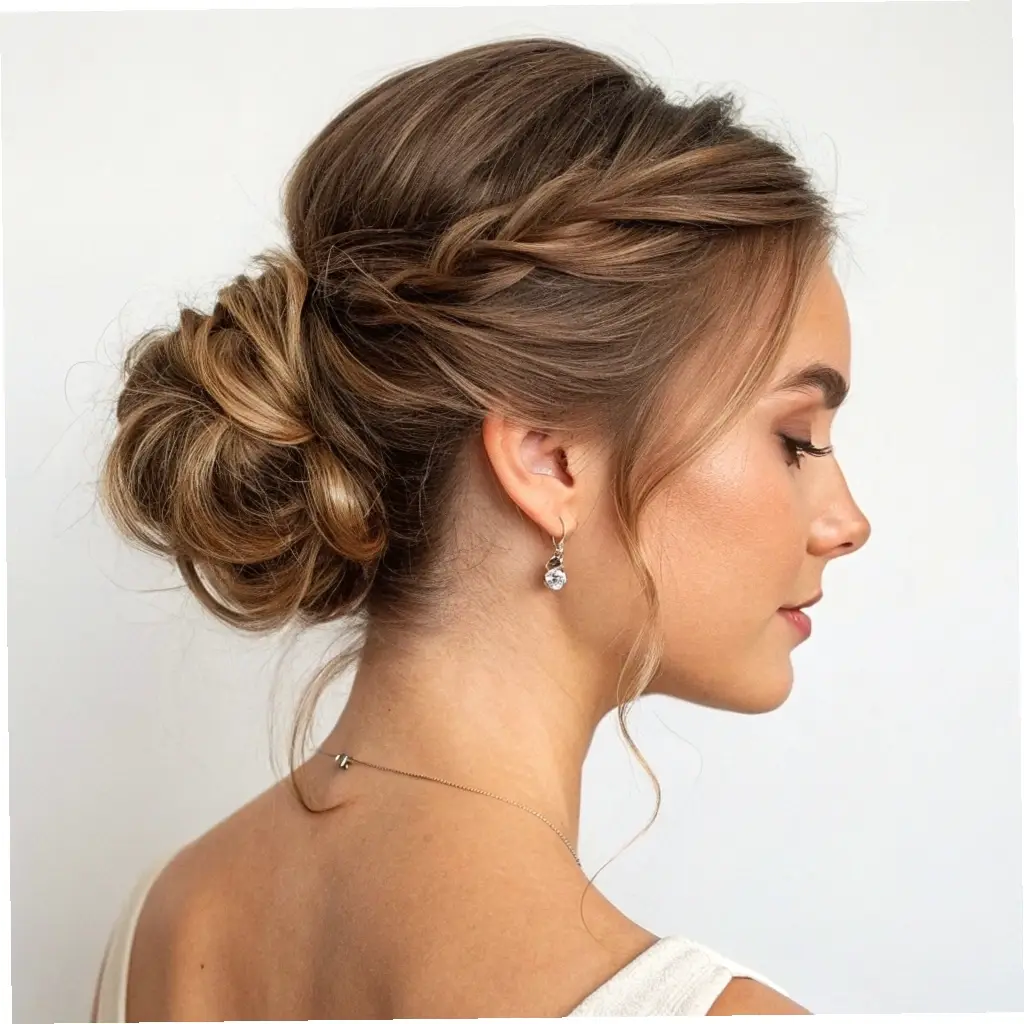 The Defined Low Bun