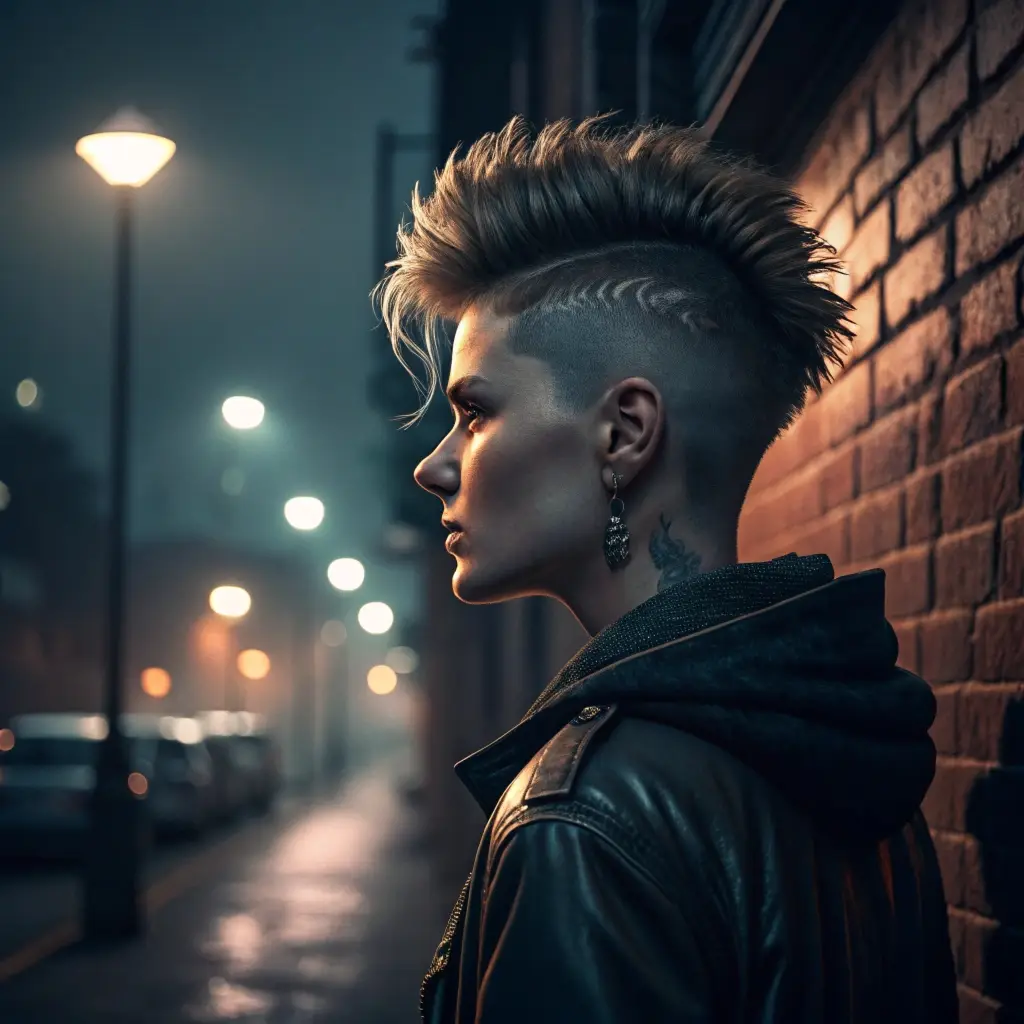 The Edgy Textured Quiff