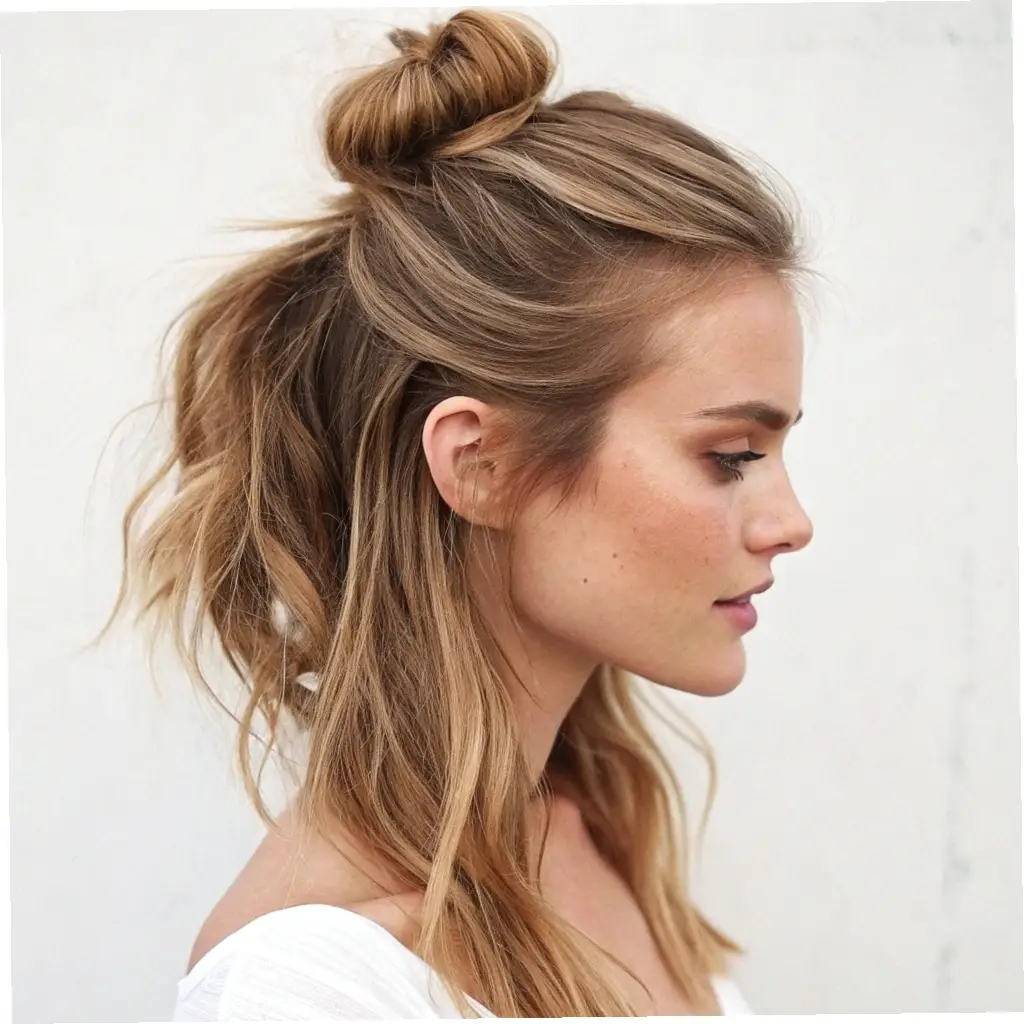 The Half-Up, Half-Down Knot