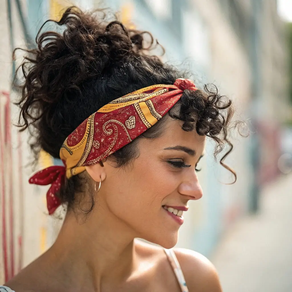 The Playful Pineapple Updo with Headband
