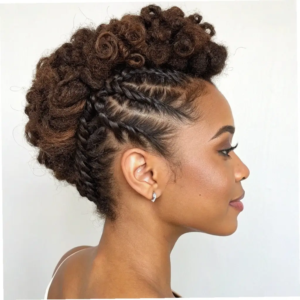 The Sculpted Coils Updo