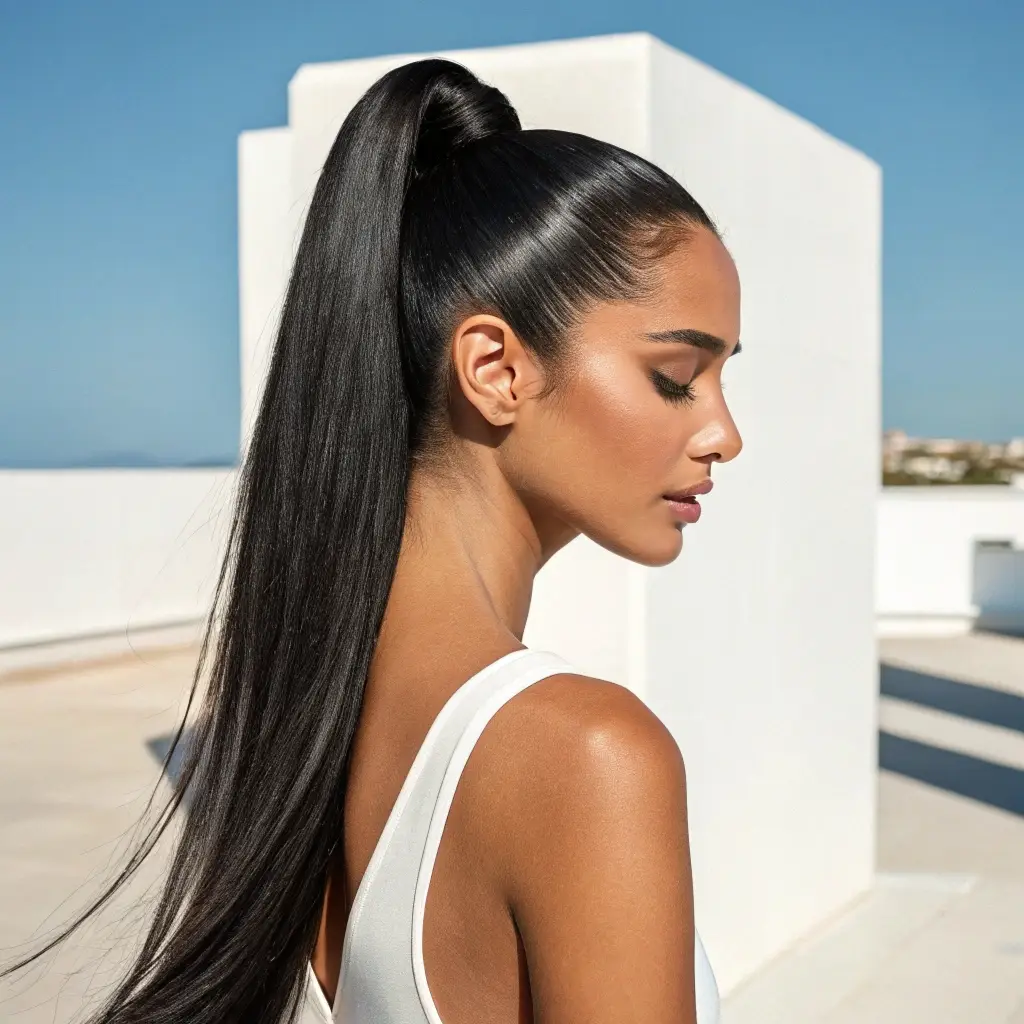 The Sleek High Ponytail
