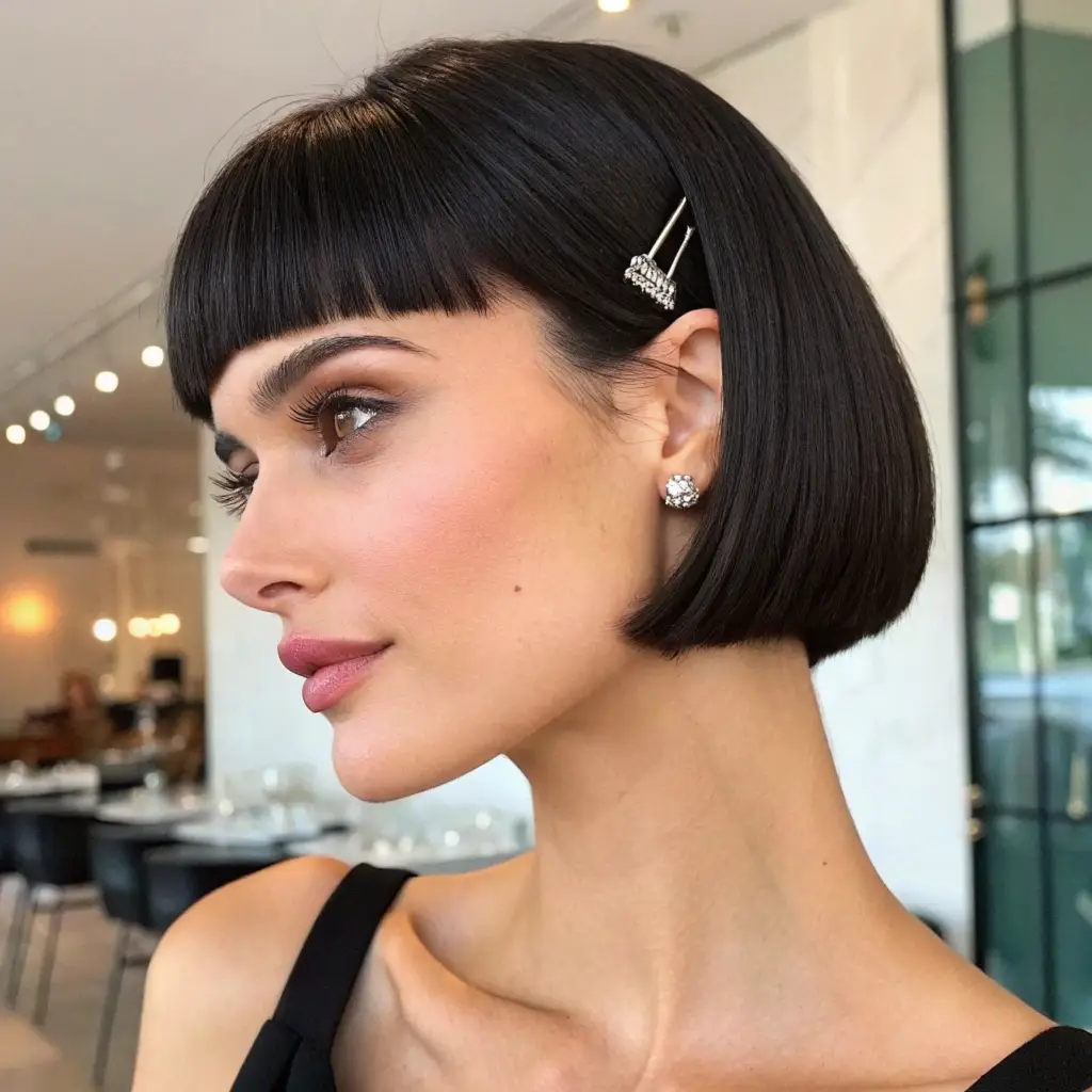 The Sleek Micro Bob with Embellishment
