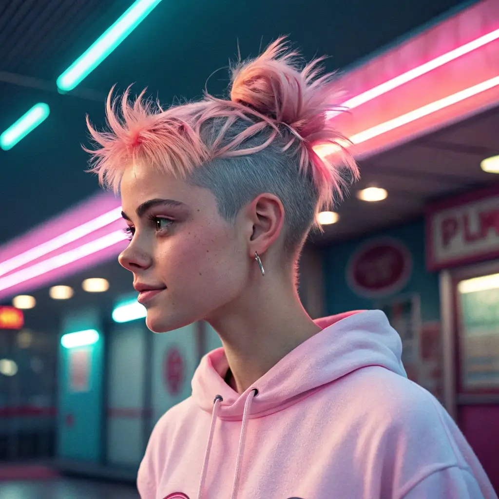 The Spiky Top Knot