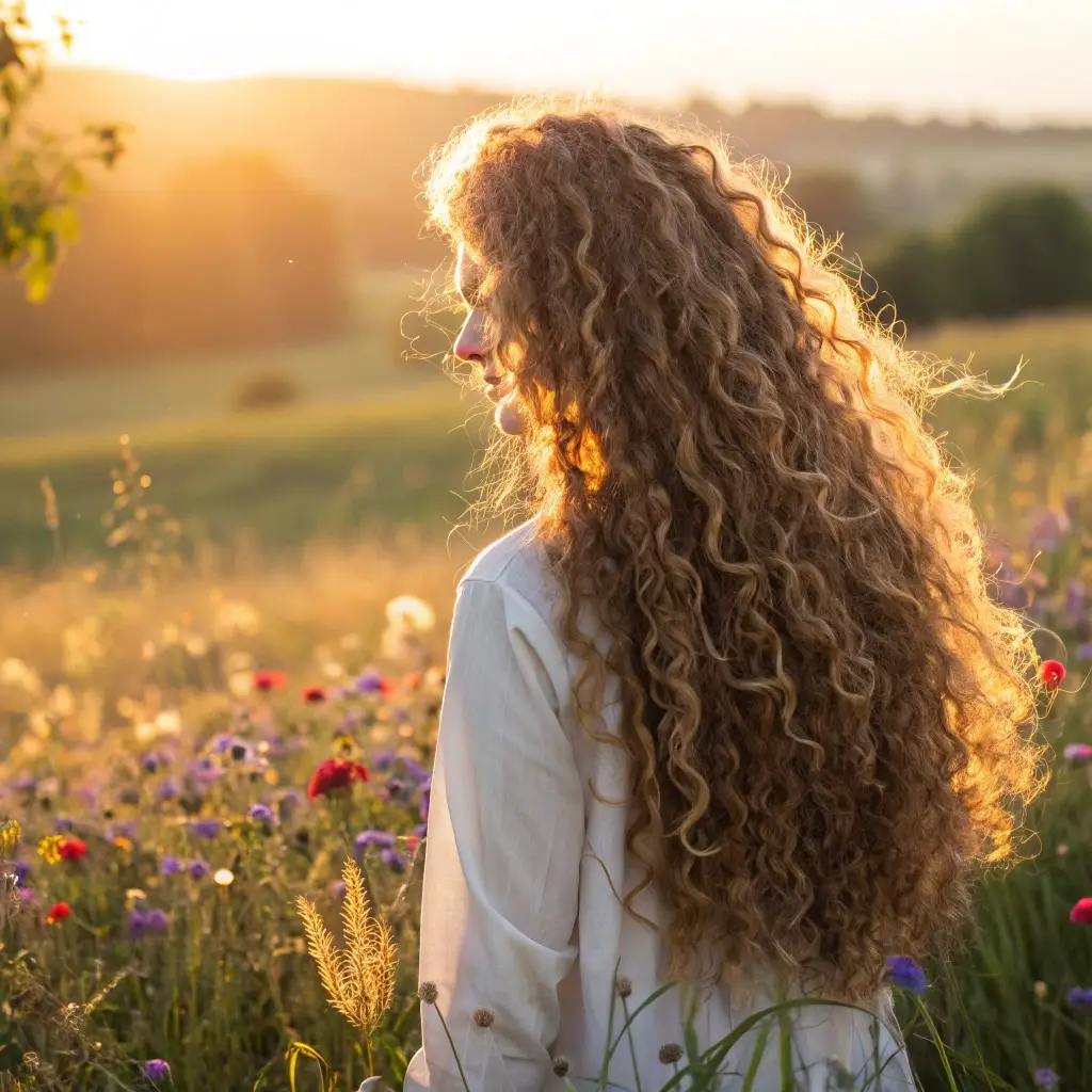 The Sunset Halo Curls