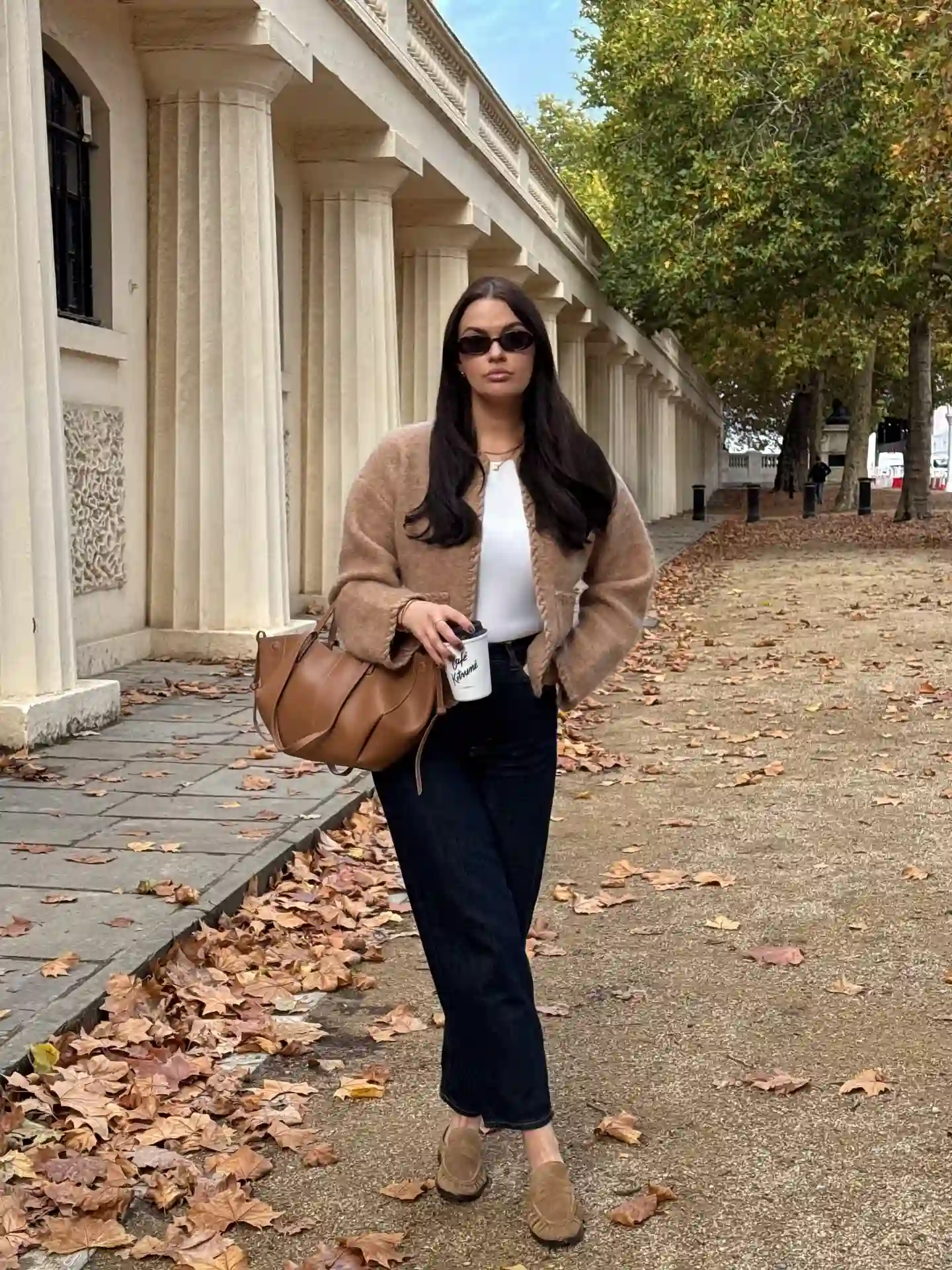 Layer a Cropped Cardigan Over a Simple White Base