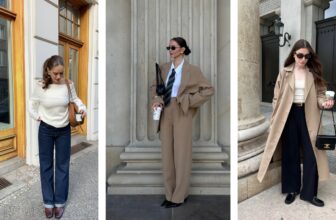 Fall Outfits in Rust camel and Olive
