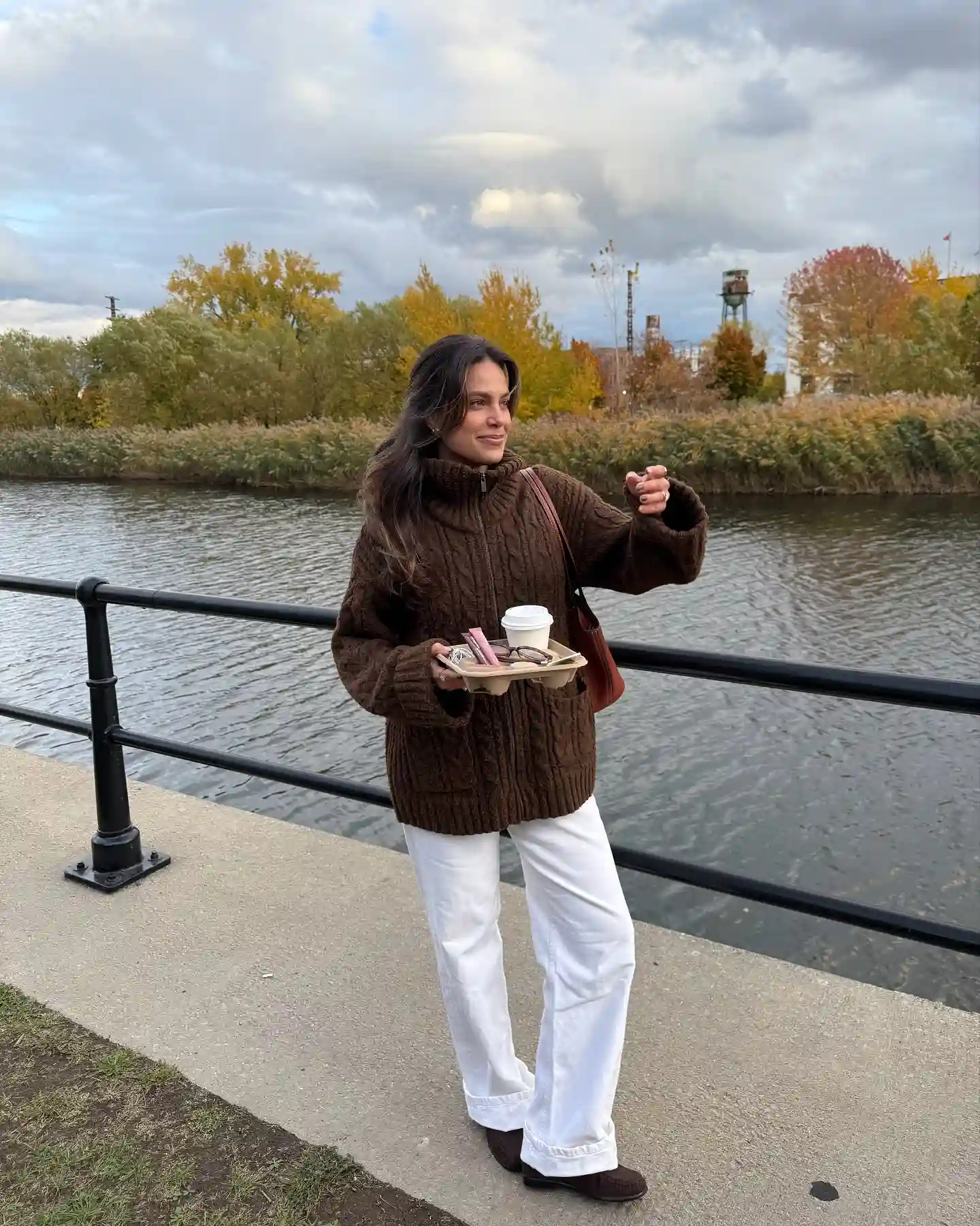 Let One Chunky Sweater Be the Whole Warm Layer