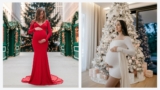 30 Charming Maternity Christmas Outfit Collection